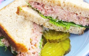 deviled ham sandwich